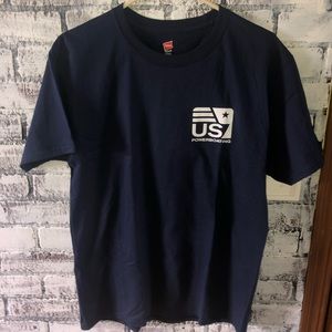 vintage US powerboating // navy tee shirt